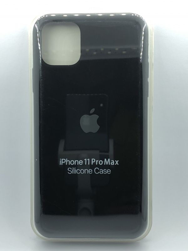 Защитный чехол Накладка Silicone Case Apple Iphone 11 Pro Max (18) black