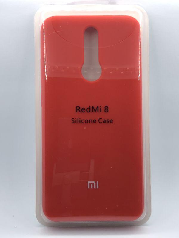 Защитный чехол Накладка Silicone Cover Xiaomi Redmi 8 red