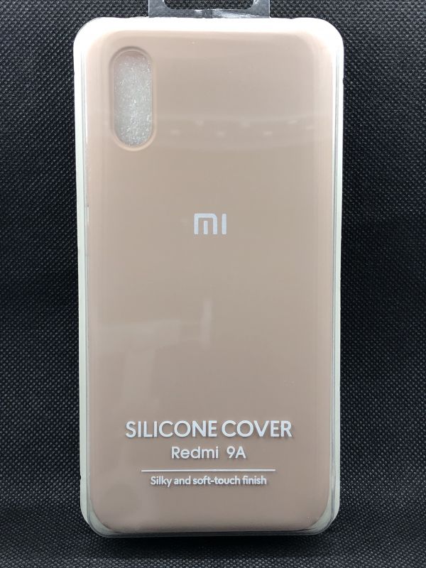 Защитный чехол Накладка Silicone Case Xiaomi Redmi 9a pink sand