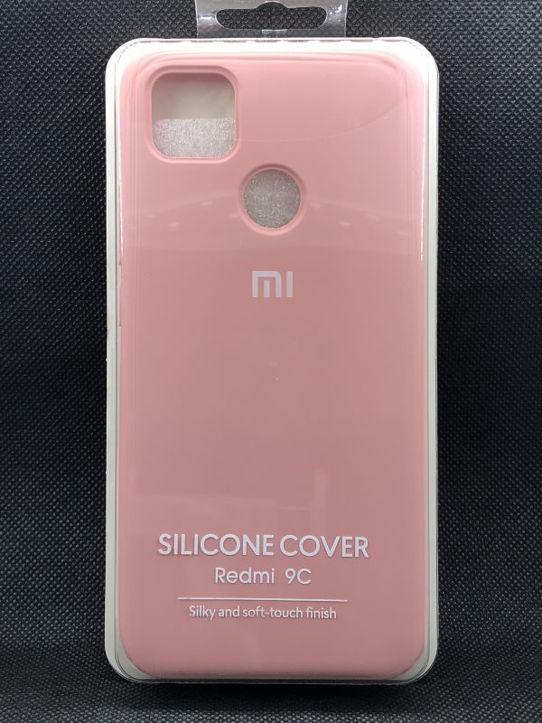 Защитный чехол Накладка Silicone Case Xiaomi Redmi 9c Pink