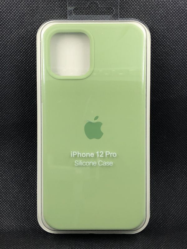 Защитный чехол Накладка Silicone Case Apple Iphone 12/ 12 Pro(1) green