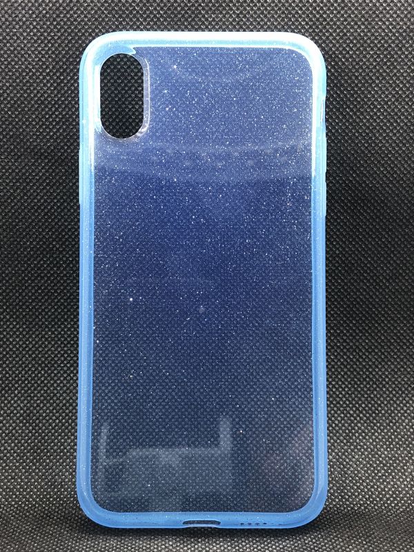 Защитный чехол Накладка силиконовая Briliant 1.8mm Apple Iphone X/XS blue