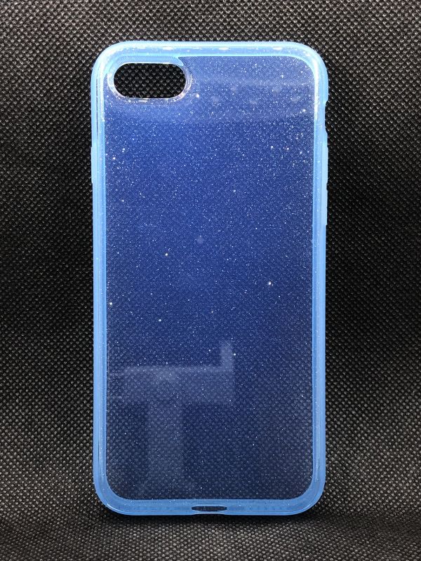 Защитный чехол Накладка силиконовая Briliant 1.8mm Apple Iphone 7/8 blue