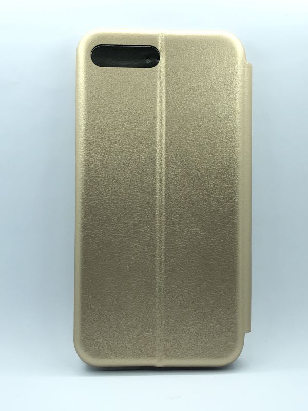 Защитный чехол Книжка Level Apple Iphone 7 Plus/8 Plus gold