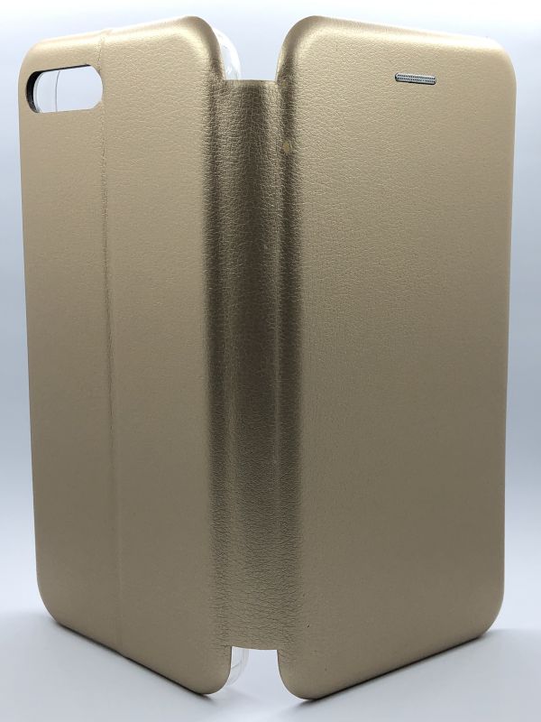 Защитный чехол Книжка Level Apple Iphone 7 Plus/8 Plus gold