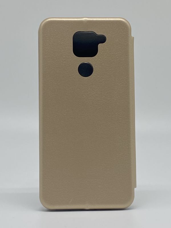 Защитный чехол Книжка Level Xiaomi Redmi Note 9 gold