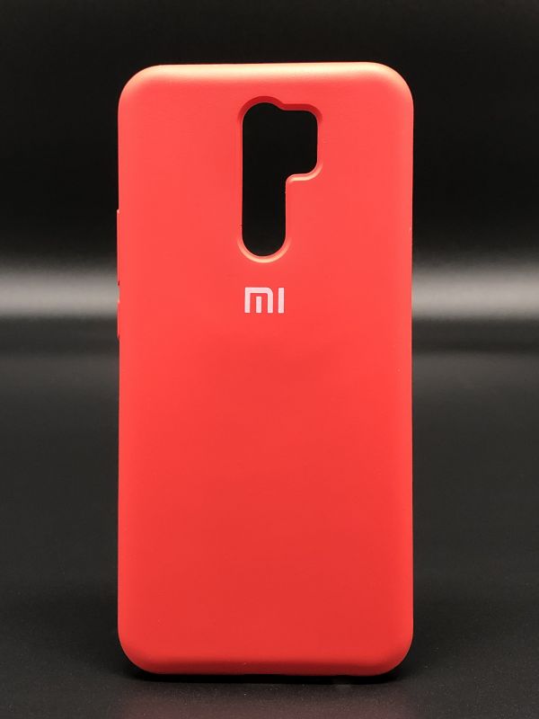 Защитный чехол Накладка Silicone Case Full Xiaomi Redmi 9 red