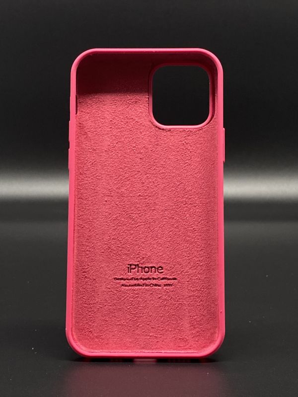 Защитный чехол Накладка Silicone Case Apple Iphone 12/ 12 Pro (36) rose red