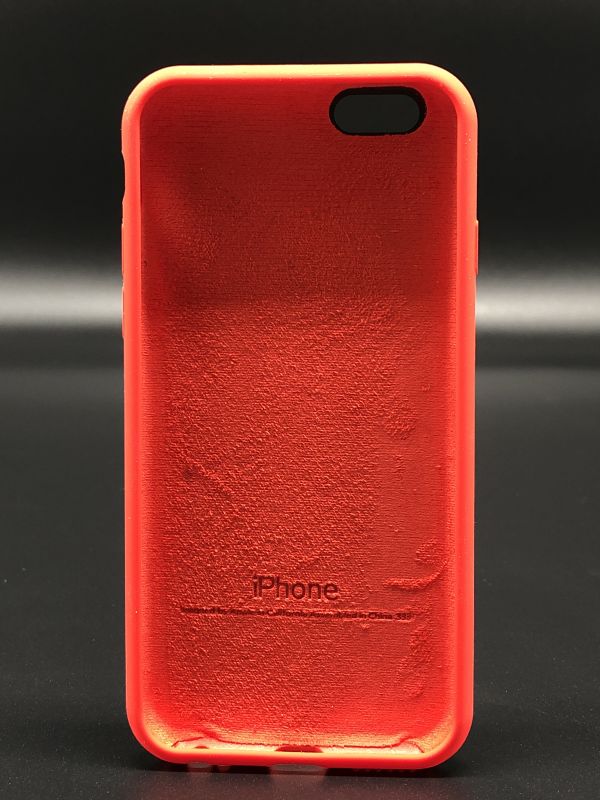 Защитный чехол Накладка Silicone Case Apple Iphone 6S (14) красный