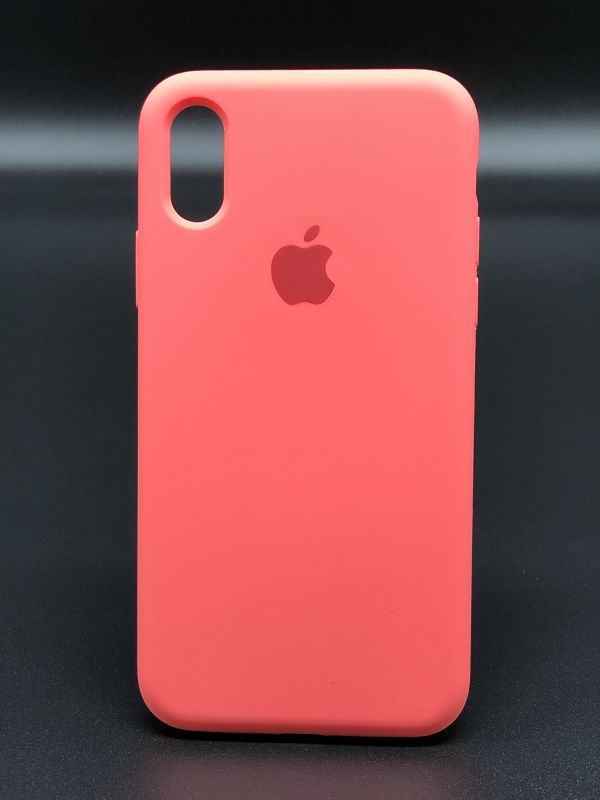 Защитный чехол Накладка Silicone Case Apple Iphone X/XS (29) coral