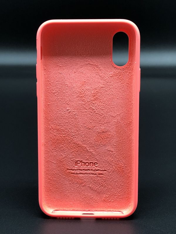 Защитный чехол Накладка Silicone Case Apple Iphone X/XS (29) coral