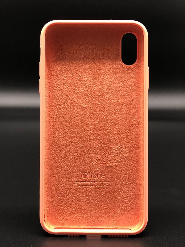 Защитный чехол Накладка Silicone Case Apple Iphone XS Max (42) flamingo