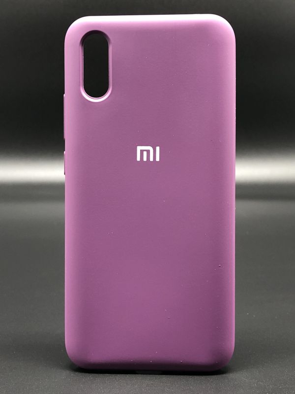 Защитный чехол Накладка Silicone Case Xiaomi Redmi 9a grape