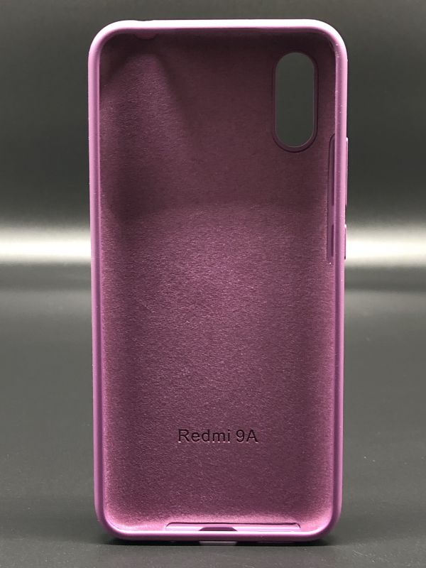 Защитный чехол Накладка Silicone Case Xiaomi Redmi 9a grape