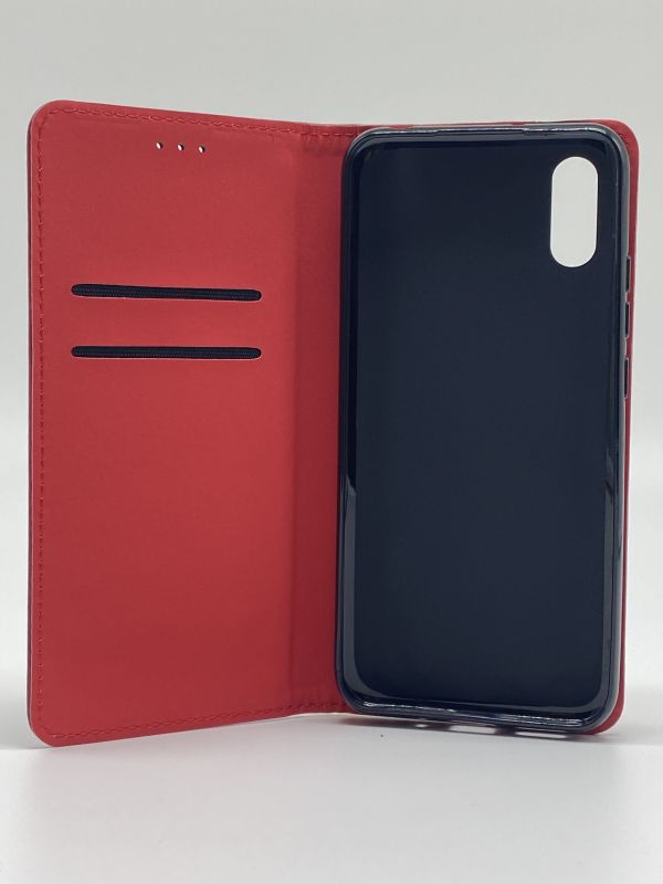 Защитный чехол Книжка TPU Magnet Xiaomi Redmi 9A red