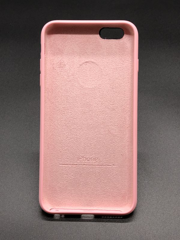 Защитный чехол Накладка Silicone Case Apple Iphone 6S+ Plus (6) light pink