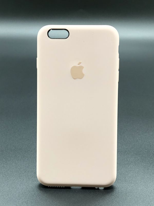 Защитный чехол Накладка Silicone Case Apple Iphone 6S+ Plus (19) pink sand