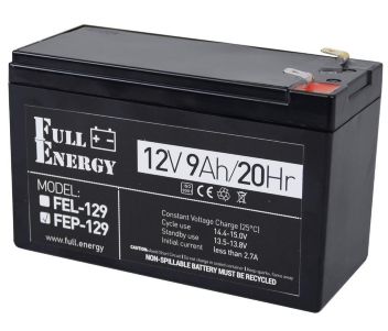 Full Energy FEP-129 Аккумулятор 12В 9 Ач для ИБП