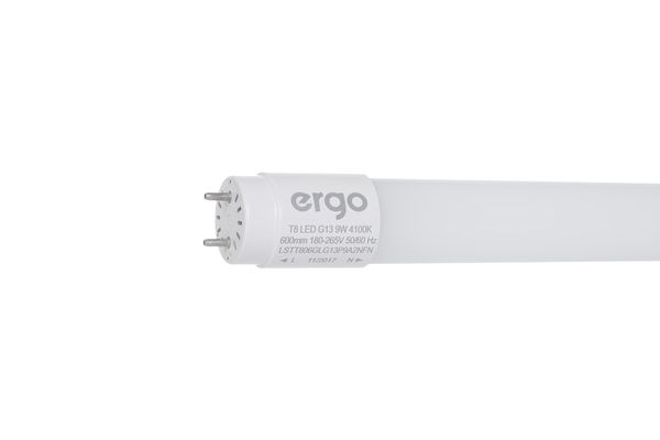 Лампочка ERGO Standard T8 0.6m G13 9W 4100K