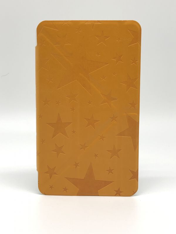 Чехол книжка для планшета 7" UTTY Y-case Samsung Galaxy Tab A T280/T285 оранжевый-звёзды