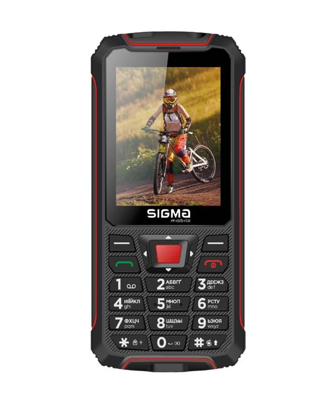 Мобильный телефон SIGMA X-treme PR68 black-red (4000mAh)