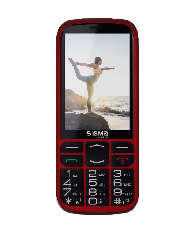 Мобильный телефон SIGMA Comfort 50 Optima red (2500mAh)