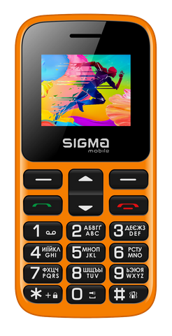 Мобильный телефон SIGMA Comfort 50 HIT2020 orange