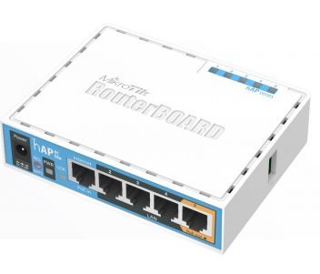 MikroTik hAP ac lite (RB952Ui-5ac2nD) Двухдиапазонная  Wi-Fi точка доступа с 5-портами Ethernet, для