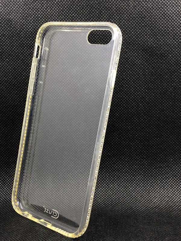 Защитный чехол Накладка Fashion case Apple Iphone 6 прозрачный (стразы)