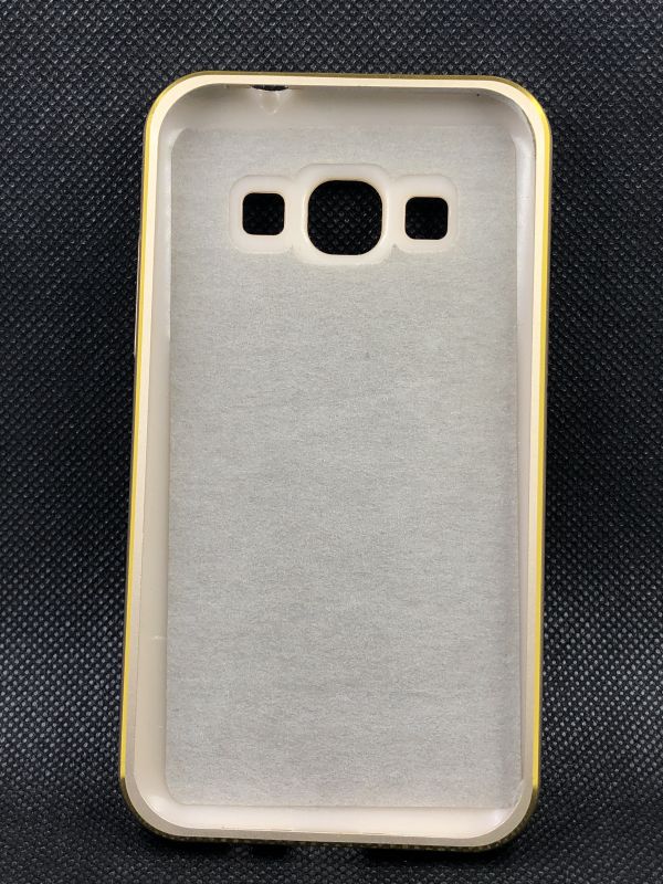 Защитный чехол Накладка Fashion case Samsung Core Prime (G360) желтый