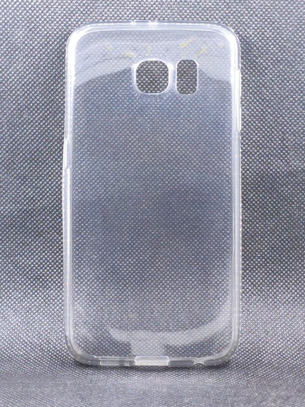 Защитный чехол Накладка Fashion case Samsung S6 прозрачный (стразы)