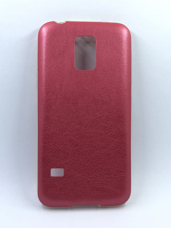 Защитный чехол Накладка New Case Samsung S5 mini красный