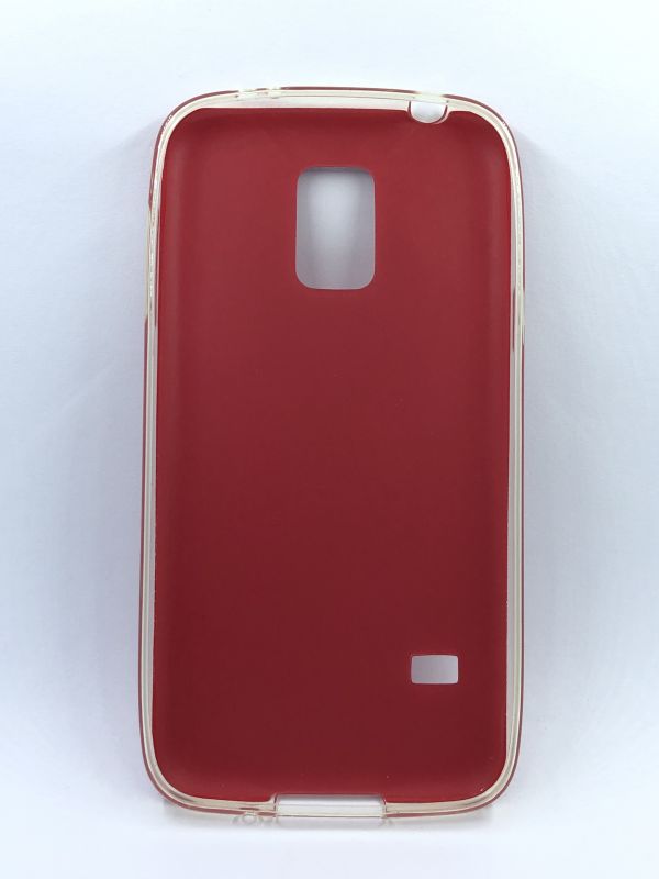 Защитный чехол Накладка New Case Samsung S5 mini красный