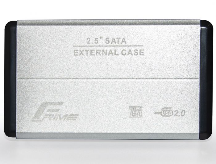 Карман внешний для HDD 2.5" FRIME FHE21.25U20 USB2.0 silver