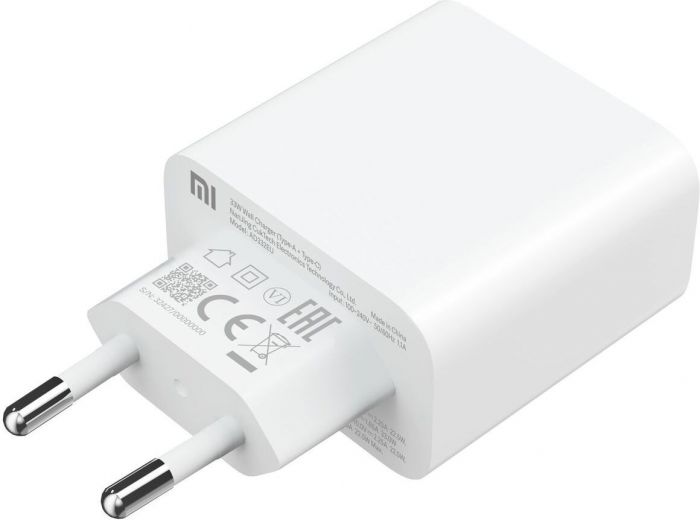 Сетевое зарядное XIAOMI 33W (BHR4996GL) USB+TYPE-C белый