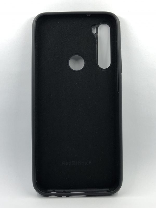 Защитный чехол Накладка Silicone Case Xiaomi Redmi Note 8 черный