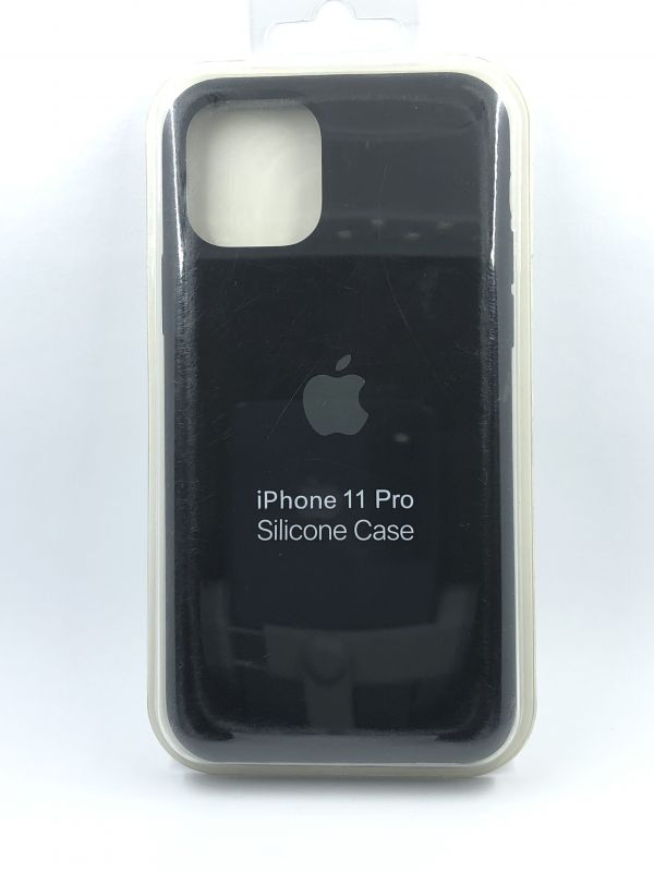 Защитный чехол Накладка Silicone Case Apple Iphone 11 Pro (18) черный