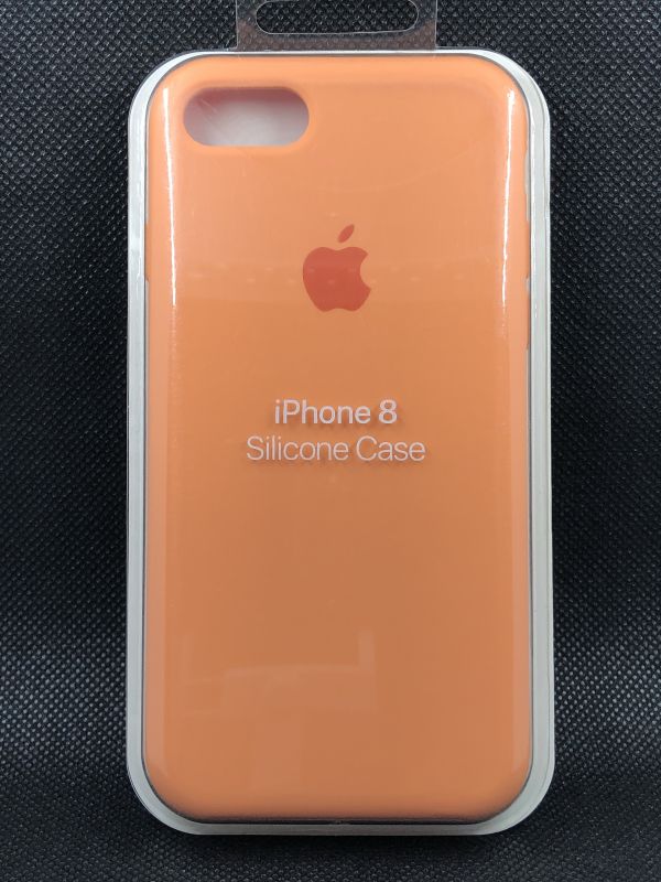 Защитный чехол Накладка Silicone Case Apple Iphone 7/8 (56) papaya