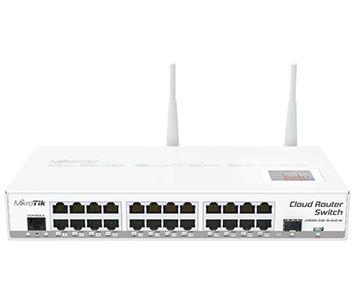 CRS125-24G-1S-2HnD-IN 24-портовый управляемый Cloud коммутатор с Wi-Fi