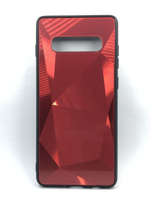 Защитный чехол Накладка Rock 3D Crystal Samsung S10+ Plus Красный